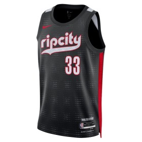 Dres Portland Trail Blazers Toumani Camara Nike 2024-25 City Edition Crno Swingman